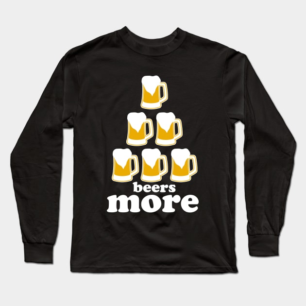 More beer Long Sleeve T-Shirt by Tees4Elliott